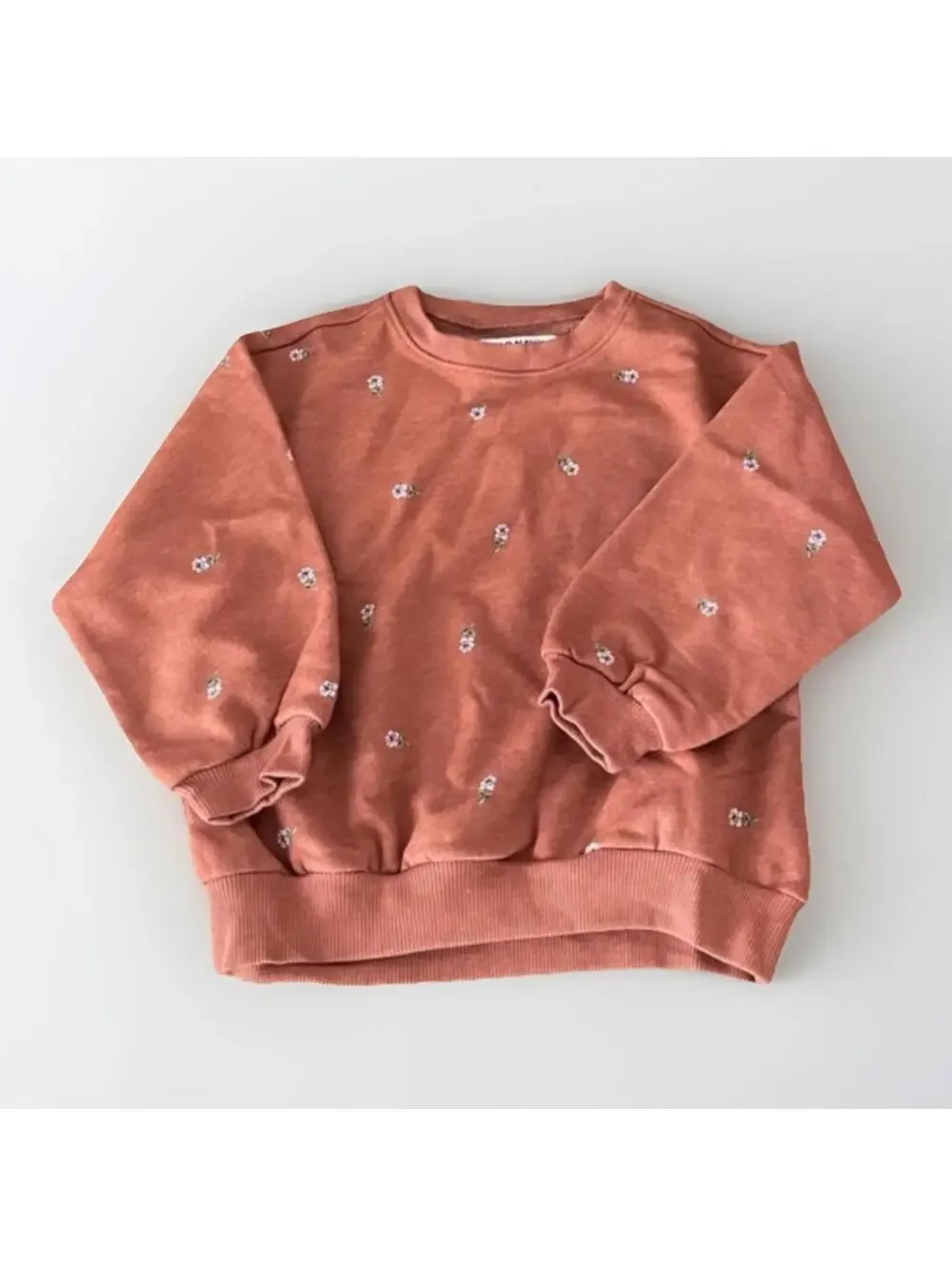 (RFB2) NWOT Old Navy Girls 4T Brown Ditsy Floral Fleece Sweatshirt - Rare HTF